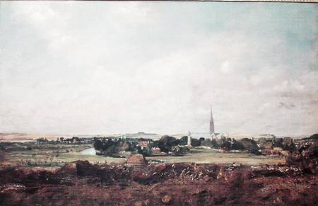 View of Salisbury a John Constable