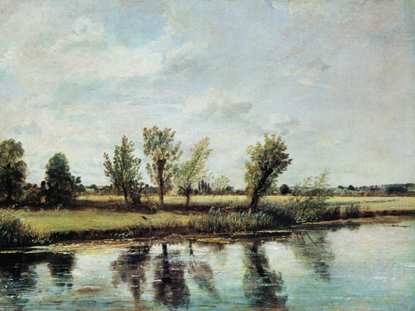 Water meadows approach Salisbury a John Constable