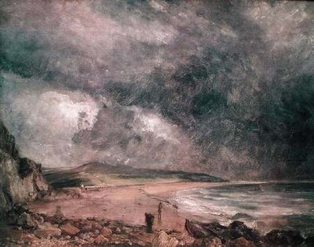 Weymouth Bay with Approaching Storm a John Constable
