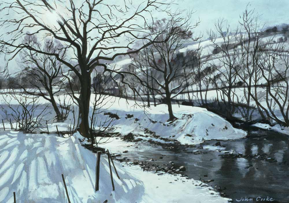Winter River a John  Cooke