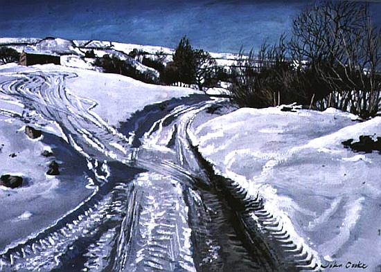 Snow near Skyeland a John  Cooke