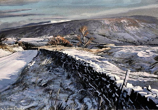 Winter Morning Above Dentdale, Cumbria a John  Cooke