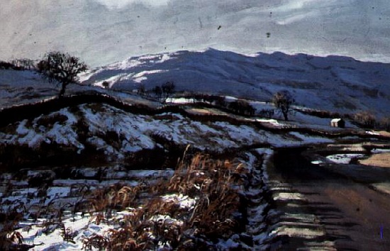 Winter Morning, Barbondale, Barbon, nr Kirby Lonsdale, Cumbria a John  Cooke