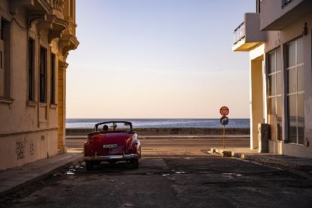 Watching the sun set - Havana