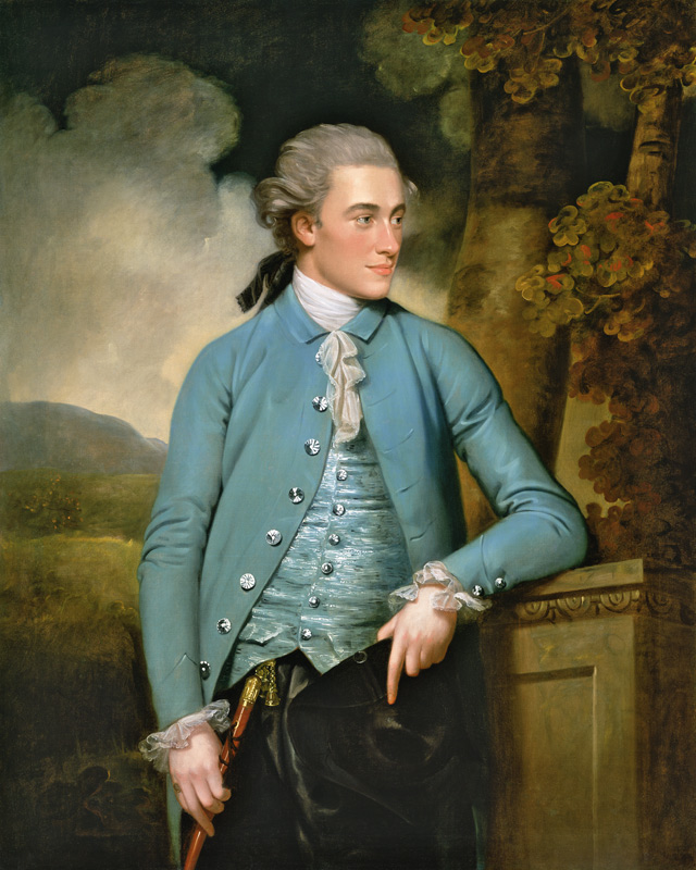 Ritratto di John Mortlock di Cambridge e Abington Hall, Great Abington, Cambridgeshire a John Downman