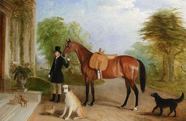 A Groom with a Horse a John E. Ferneley il Giovane