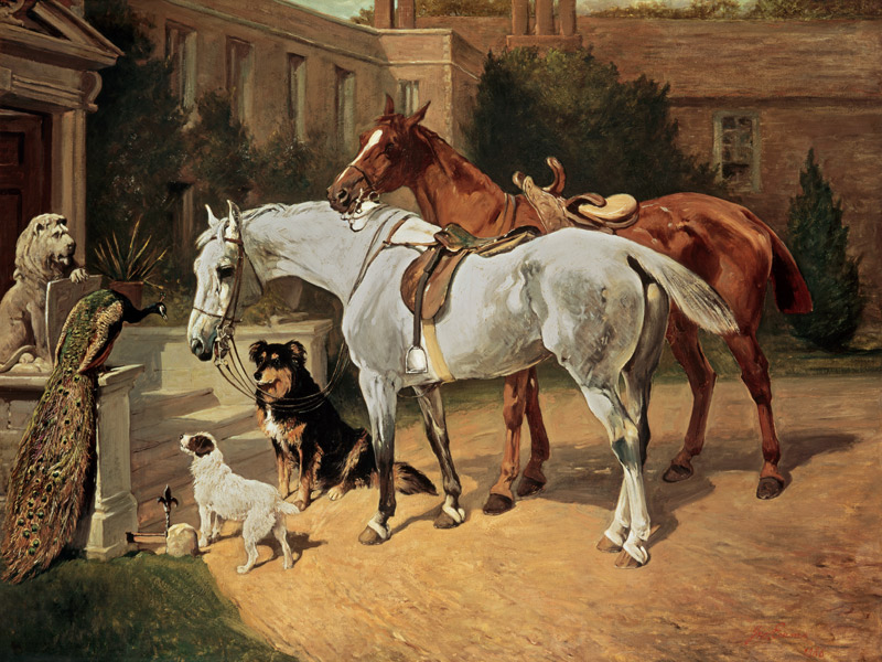 Horses and Dogs a John Emms