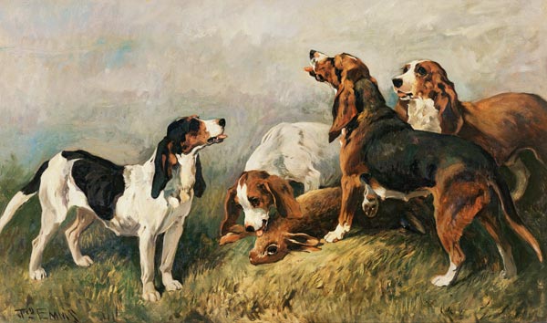 Hounds with a Hare a John Emms