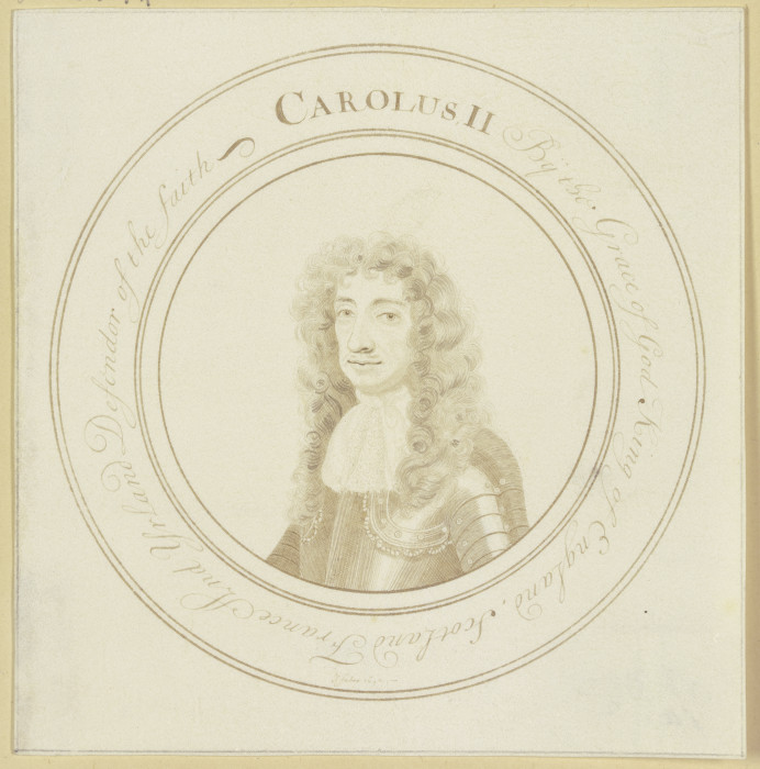 Charles II of England a John Faber d. Ä.