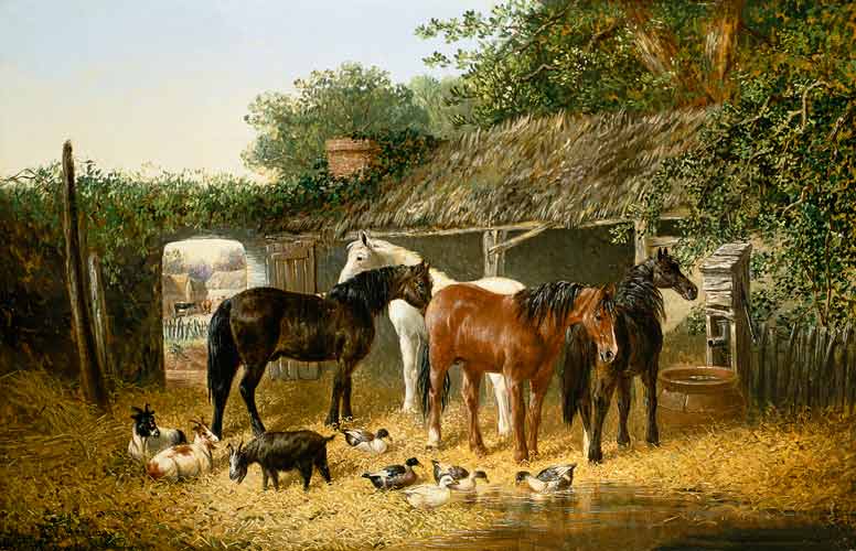 Farmyard Companions a John Frederick Herring il Giovane