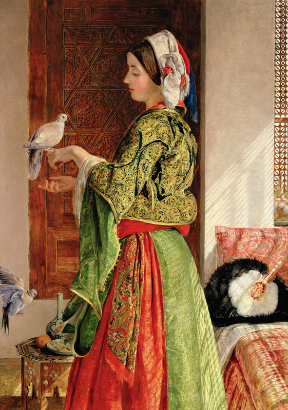 Caged Doves a John Frederick Lewis