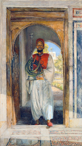 The Pipe Bearer, 1859 (pen, ink, wash and a John Frederick Lewis