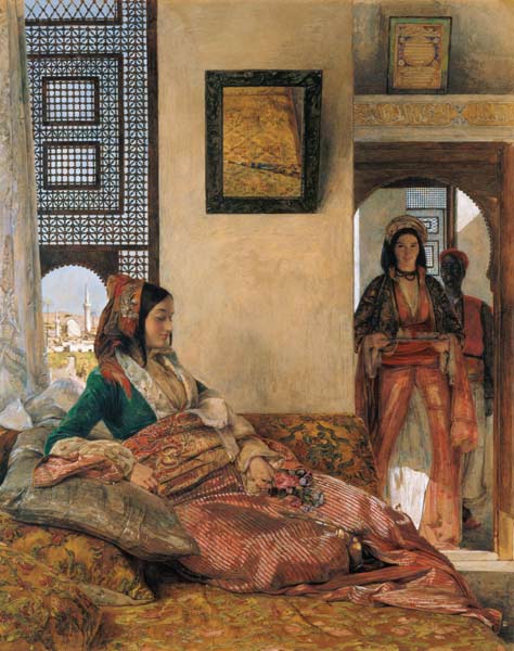 Life in the harem, Cairo a John Frederick Lewis