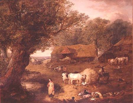 The Farmyard a John Frederick Pasmore