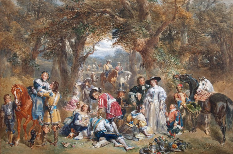 Fête champêtre in the time of Charles II a John Frederick Tayler