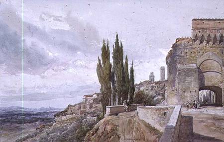 The Ruins of the Roman Theatre at San Gimignano a John Fulleylove