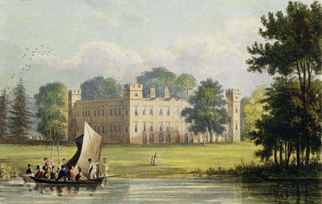 Sion house, from R. Ackermann's (1764-1834) 'Repository of Arts', published in 1823 (colour engravin a John Gendall
