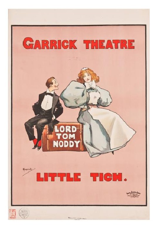 Garrick Theatre. Lord Tom Noddy. Little Tich a John Hassall