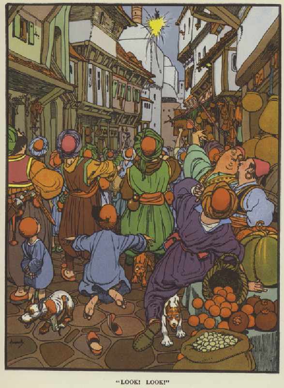 "Look! Look!" (colour litho) a John Hassall
