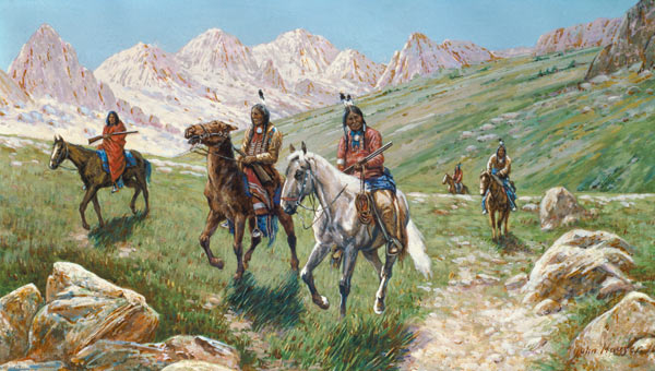 In the Cheyenne Country a John Hauser