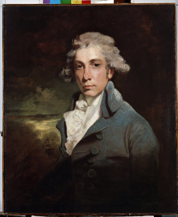 Portrait of the playwright and Whig statesman Richard Brinsley Sheridan (1751-1816) a John Hoppner