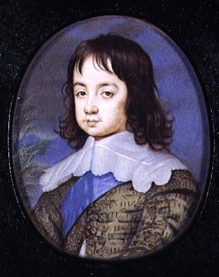 Charles II (as a child) a John Hoskins