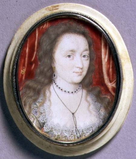 Portrait Miniature of Lady Cecilia Neville a John Hoskins