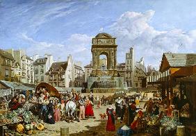 The Market and Fountain of the Innocents, Paris