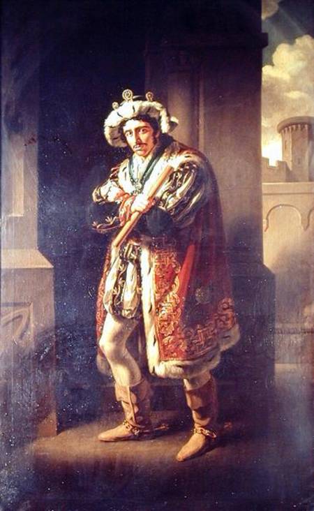 Edmund Kean (1787-1833) as Richard III a John James Halls
