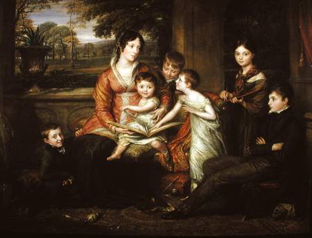Lady Torrens and Her Family a John Linnell