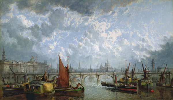 Waterloo Bridge from the River Thames a John MacVicar Anderson