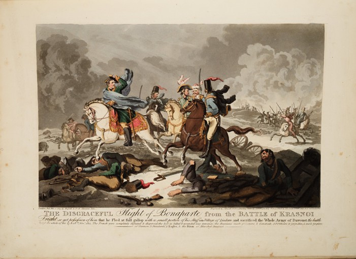 The Flight of Bonaparte from the Battle of Krasnoi a John Massey Wright