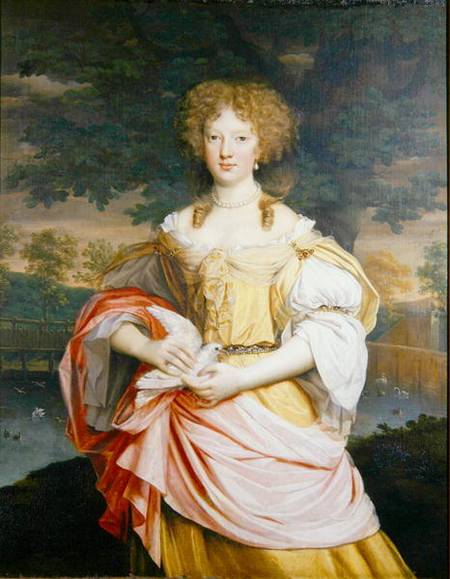 Portrait of Mary Wilbraham (1661-1737) a John Michael Wright