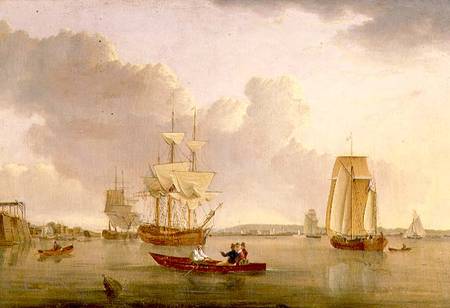 Deptford on Thames with a Distant View of Greenwich a John of Hull Ward