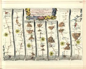 Britannia Atlas: The Continuation of the Road from London to Aberystwyth