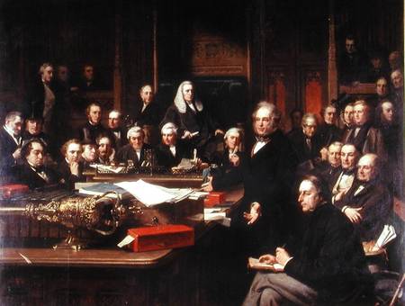 Lord Palmerston Addressing the House of Commons During the Debates on the Treaty of France in Februa a John Phillip