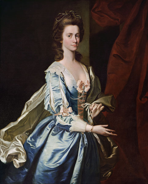 Letitia Townshend, Countess of Exeter a John Powell