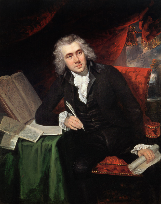 Portrait of William Wilberforce (1759-1833) a John Rising