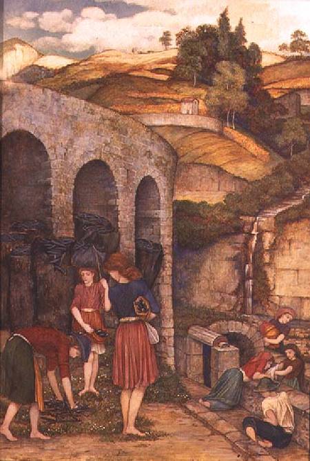 The Charcoal Thieves (tempera) a John Roddam Spencer Stanhope