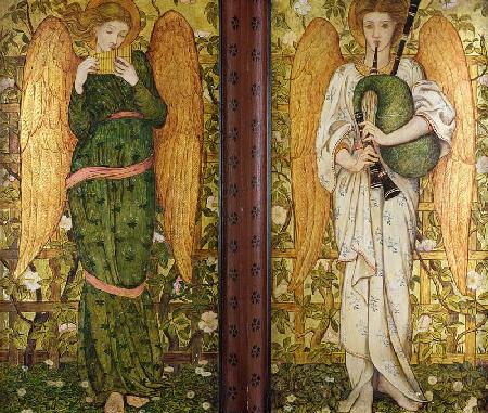 Angeli con cornamuse e cornamuse 1861-62