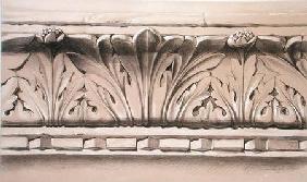 Cornice Moulding, From a Tomb in the Church of S.S. Giovanni e Paolo, from 'Examples of the Architec