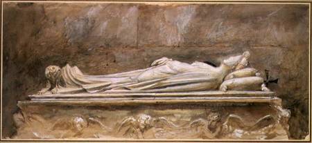 The Tomb of Ilaria del Carretto Guinigi, Lucca Cathedral  on a John Ruskin