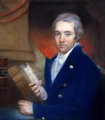Portrait of William Wilberforce (1759-1833) by William Lane (1746-1819) (pastel on paper) a John Russell