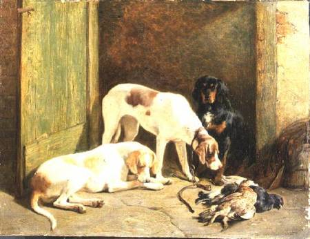 Pointers and a Gordon Setter a John Sargent Noble