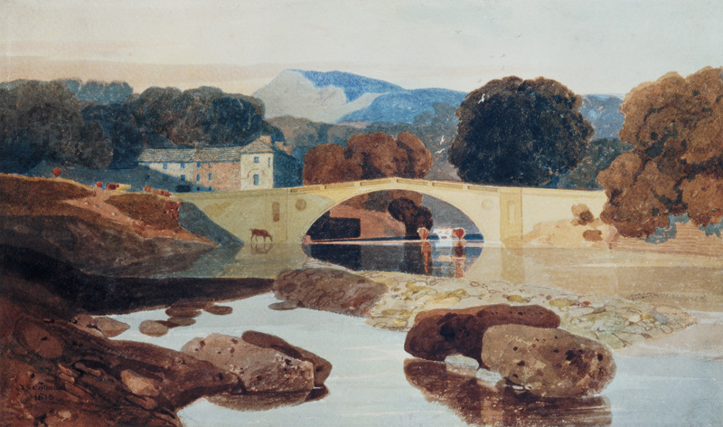 Greta Bridge, Yorkshire a John Sell Cotman