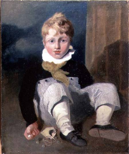Boy at Marbles (Henry Cotman) a John Sell Cotman