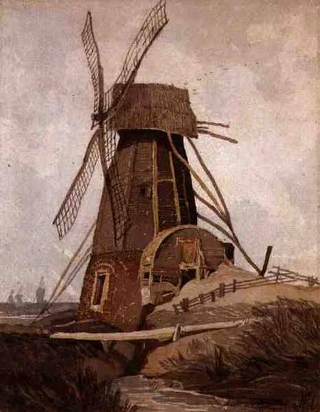 Draining Mill in Lincolnshire a John Sell Cotman