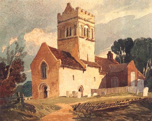 Gillingham church, Norfolk a John Sell Cotman