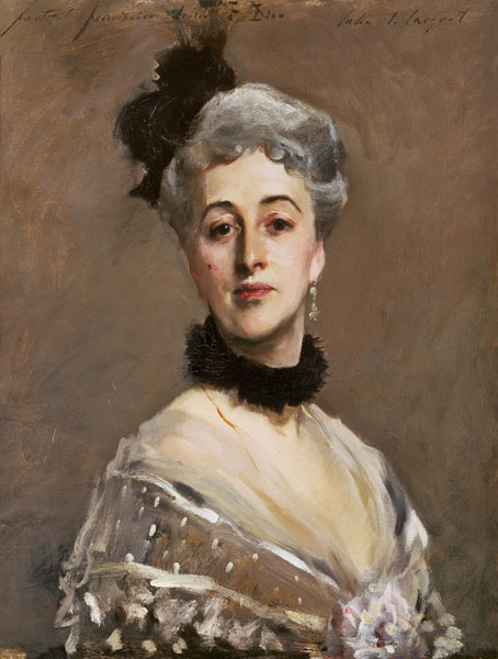 Portrait of the princess de Beaumont. a John Singer Sargent