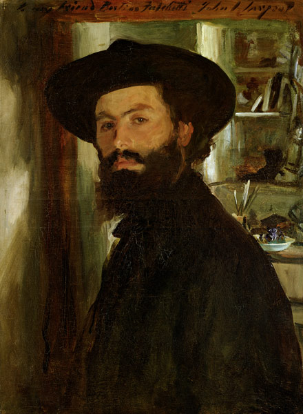 Portrait of the Artist Alberto Falchetti (1878-1951) a John Singer Sargent